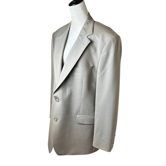 00s Vintage Brooks Brothers 346 Stretch Wool Lycra Blazer Jacket 44R Sport Coat - Picture 2 of 7